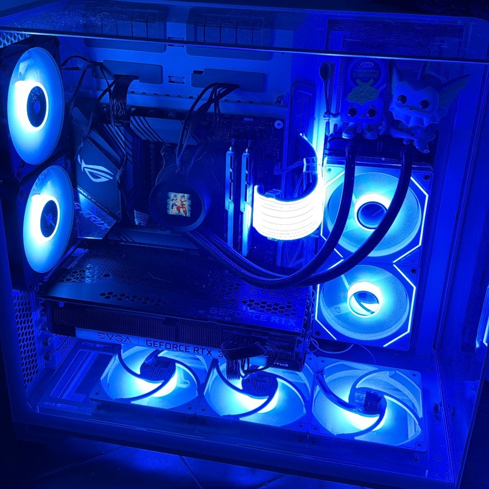 Custom Gaming PC with RGB Lighting